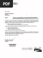 Additional Requirements For The Application of Sanitary and Phytosanitary Import Clearance (SPSIC) For Rice (Milled