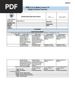 RPMS Tool For Master Teacher I-IV (Highly Proficient Teachers)