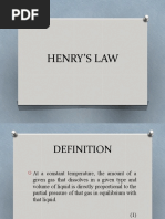 Henry's Law