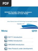 RONDS RH711 - RH802 Portable Vibraion Analyzer Introduction