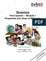 Science5 - Q1Wk1 - Mod1 - .Proeprties and Uses of Materialspdf PDF