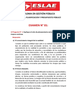 Examen #01 Gestion Publica