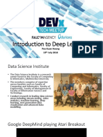 Introduction To Deep Learning: Poo Kuan Hoong 19 July 2016