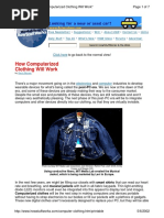 How Computerized Clothing Will Work: Click Here