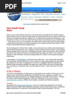 How Credit Cards Work: A Bit of History