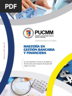 Brochure Maestría en Gestión Bancaria y Financiera