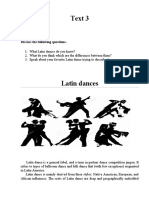 Text 3 Latin Dances