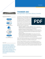 Thunder Adc: Next-Generation Application Delivery Controller