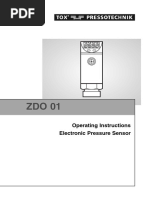 Operating Instructions Electronic Pressure Sensor