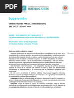 Serie Documento de Trabajo N 1 La Supervision