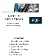 Lifts & Escalators: (Transportation System in Buildings)