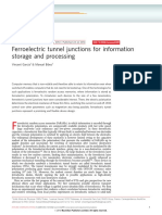 Ferroelectric Tunnel Junctions For Information Storage and Processing