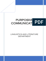 Purposive Com Module Unit 1 PDF