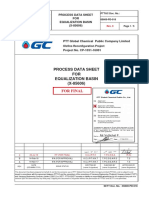 Process Data Sheet FOR Equalization Basin (X-85606)