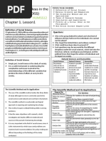 Disciplines and Ideas in The Social Sciences (DISS) Chapter 1. Lesson1