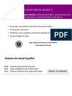 Tema 30. El Sistema Sanitario Español