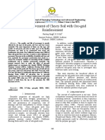 CBR Improvement of Clayey Soil With Geo-Grid Reinforcement