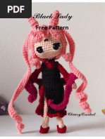 Free Pattern: Black Lady