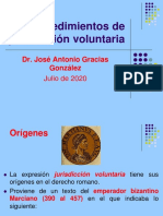 Jurisdicción Voluntaria Dr. Gracias Ud