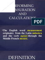 Tle 9 Measuring and Calculations