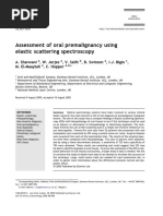 Assessment of Oral Premalignancy Using Elastic Scattering Spectros