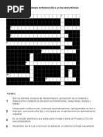 Crucigrama Int Ingieneria Mec