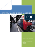 Beneficios Tributarios en El Sector Empresas de Construccion