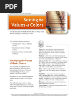 Seeing Values Colors: The of