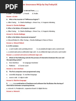 Computer Awareness MCQs PDF