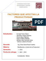 Informe Productividad