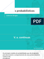 Modelos Probabilísticos - Contínuas PDF