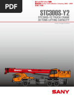 Specification For SANY 30 Ton Truck Crane STC300S PDF