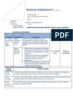 Sesion Reconocemos La Estructura Del Texto Argumentativo