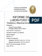 PDF 6to Informe mc216 Soldadura Maquinas Herramientas