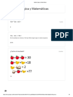 Aptitud Lógica y Matemáticas