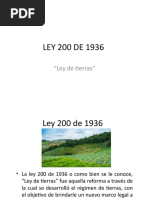 Ley 200 de 1936