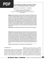 Diseno de Un Modelo en Frio de Un Reactor de Lecho Fijo Con Empaques Estructurados