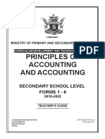 Principles of Accounting - Forms 1-6