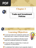 Trade and Investment Policies