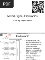 Mixed-Signal-Electronics: PD Dr.-Ing. Stephan Henzler