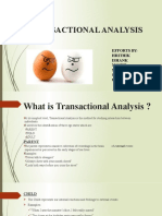 Transactional Analysis: Efforts By-Hrithik Ishank Mohit Shivangi Sreejith Utsav