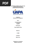 Informe de Evaluación Psicológica