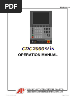 Operation Manual: Asian Plastic Machinery Co., Ltd. Chen Hsong Machinery Taiwan Co., LTD