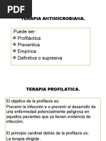 Terapia Antimicrobiana