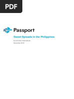 Sweet Spreads in The Philippines: Euromonitor International November 2019