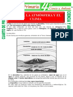 El Aire La Atmosfera y El Clima para Cuarto de Primaria