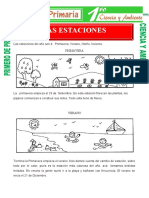 Las Estaciones para Primero de Primaria