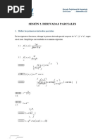 Sesión 2. Derivadas Parciales