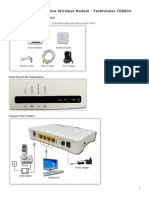 Installation Guide - Fibre Wireless Modem - Technicolor TG582n