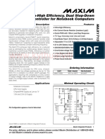 Ultra-High Efficiency, Dual Step-Down Controller For Notebook Computers